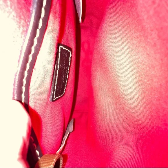 Disney Dooney & Bourke Sketch Pink Leather Small Crossbody Handbag - Picture 6 of 12
